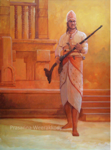 17th century Bondikula Musketman. prasanna Weerakkody�