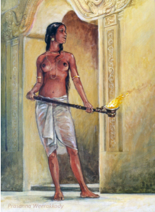 Girl with a Vilakkuwa