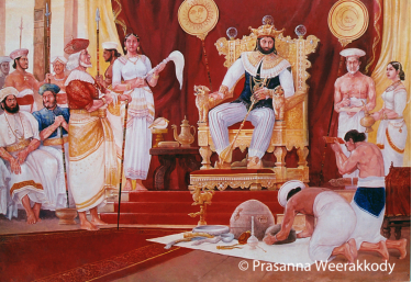 Royal court of the Last King of Kandy - King Sri Wickrama Rajasinghe- prasanna Weerakkody�